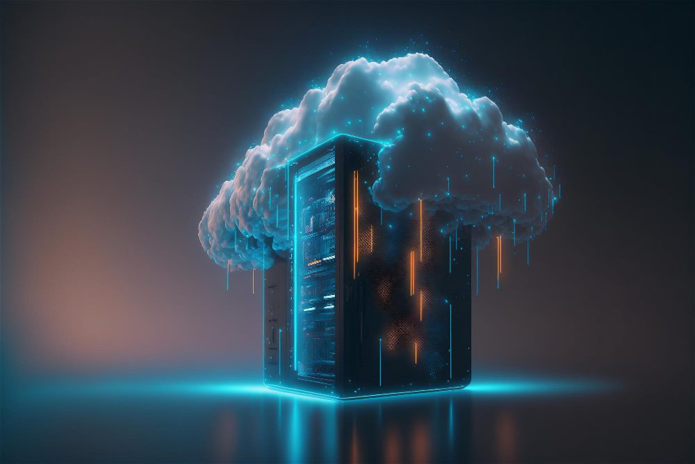 illustration of cloud computing