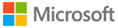 The image displays the current corporate logo for the technology company Microsoft Corporation.