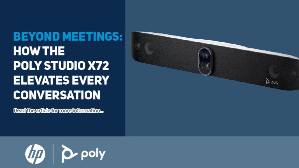 HP Poly Studio X72 All-in-One video bar