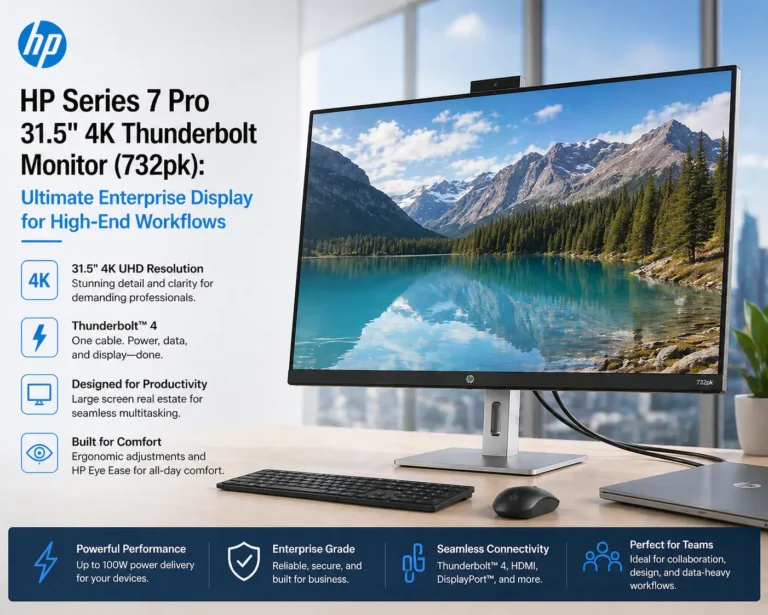 HP Series 7 Pro 31.5" 4K Thunderbolt Monitor